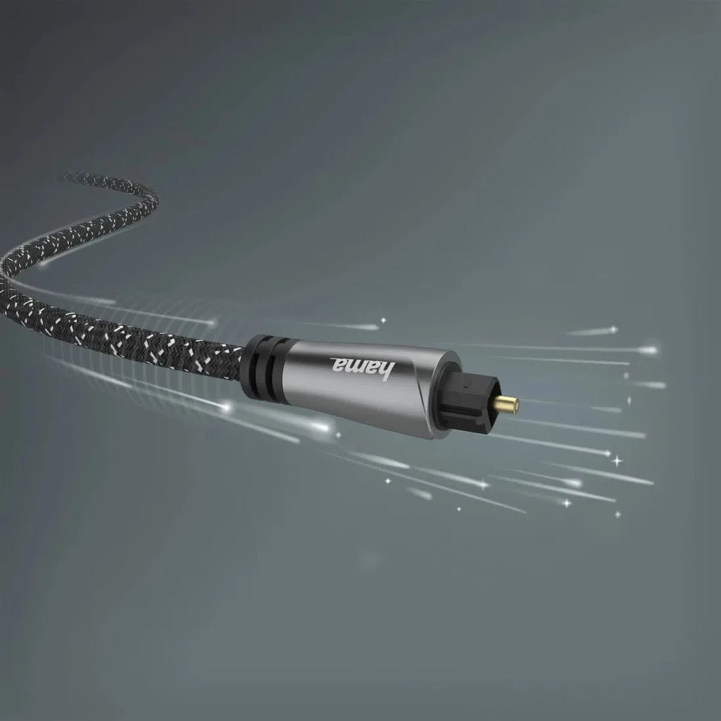 Hama Audio Optical Fibre Toslink Cable 3.0 m - Metal