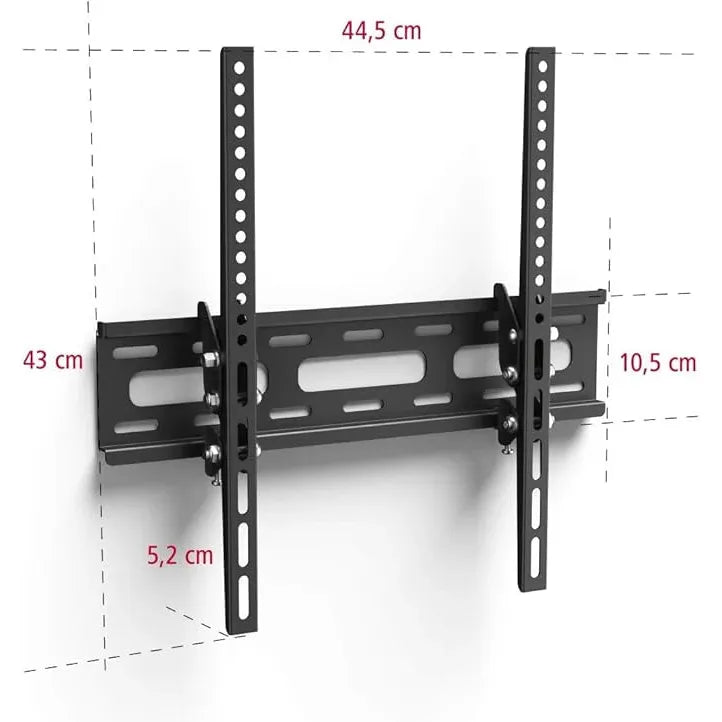 Hama FIX TV Wall Bracket, 1 Star,  191 cm (75') 40Kg - Black