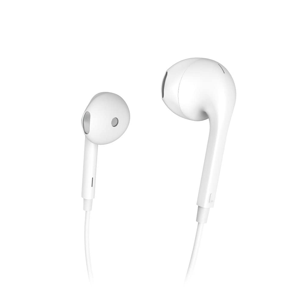 Hama Glow Earphones with Lightning Cable, Microphone - White