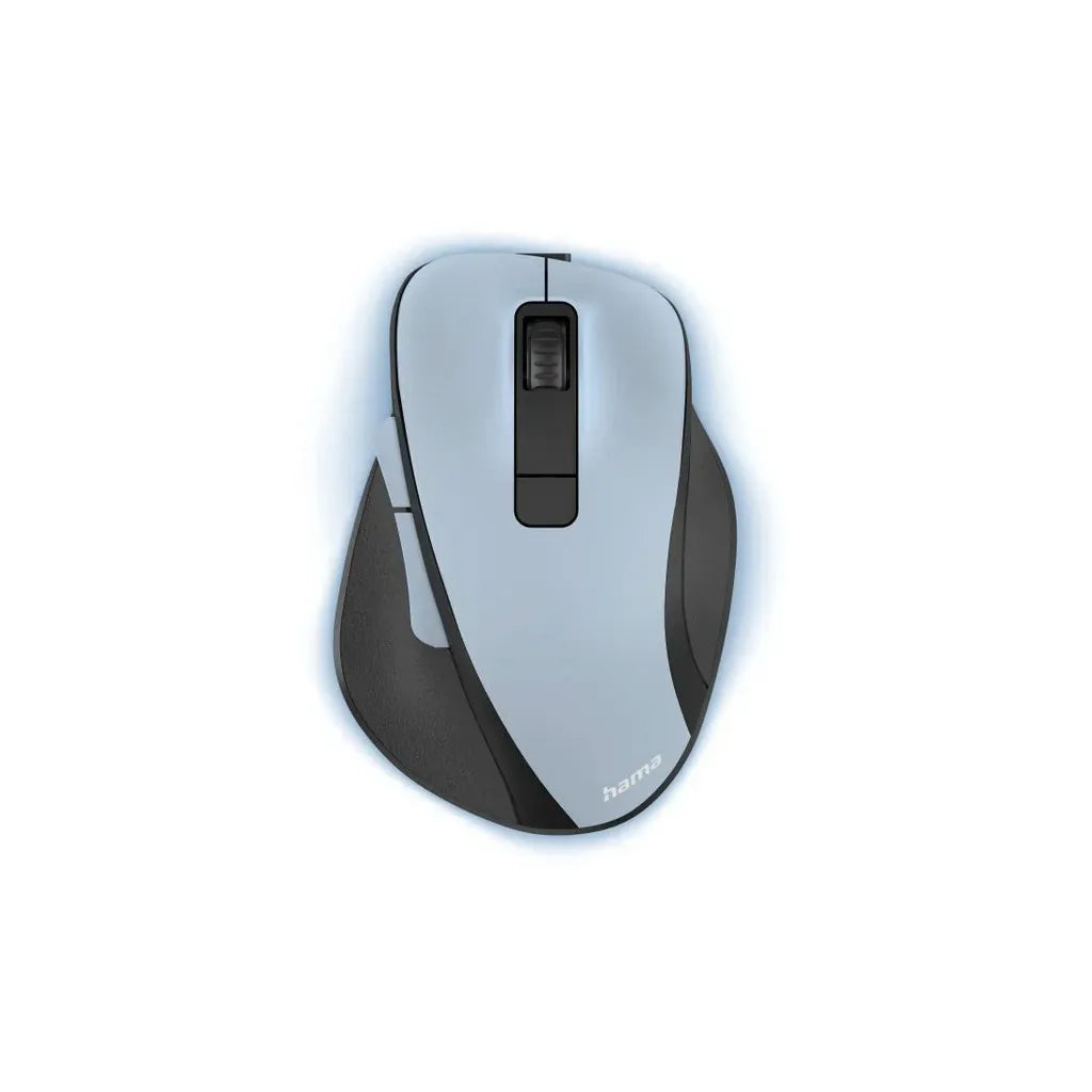 Hama MW-500 Optical 6-Button Wireless Ergonomic Mouse - Black
