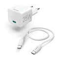 Hama UK 25W Mini Charger - White