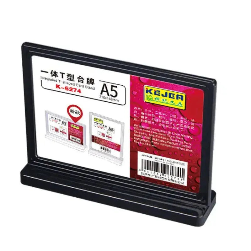 Kejea Integrated T-Shaped Card Stand K-6274 A5 210x148mm - Horizontal