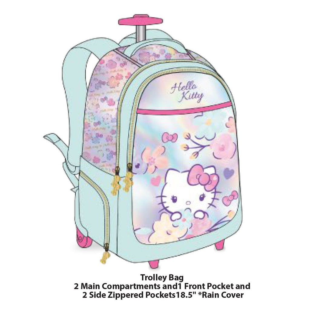 Hello Kitty Sky Blue Trolly Bag