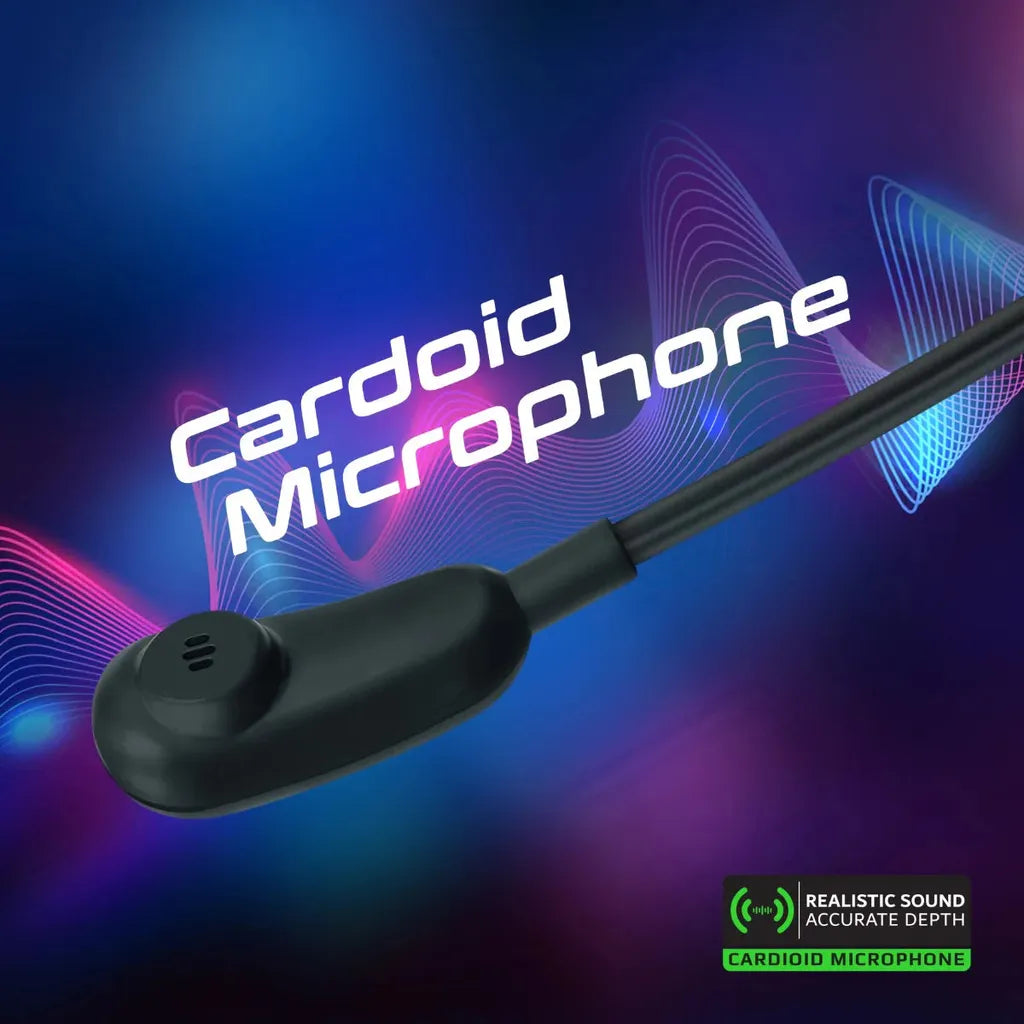 High Performance 7.1 Stereo Sound Gaming Lumiflux Headset with Microphone