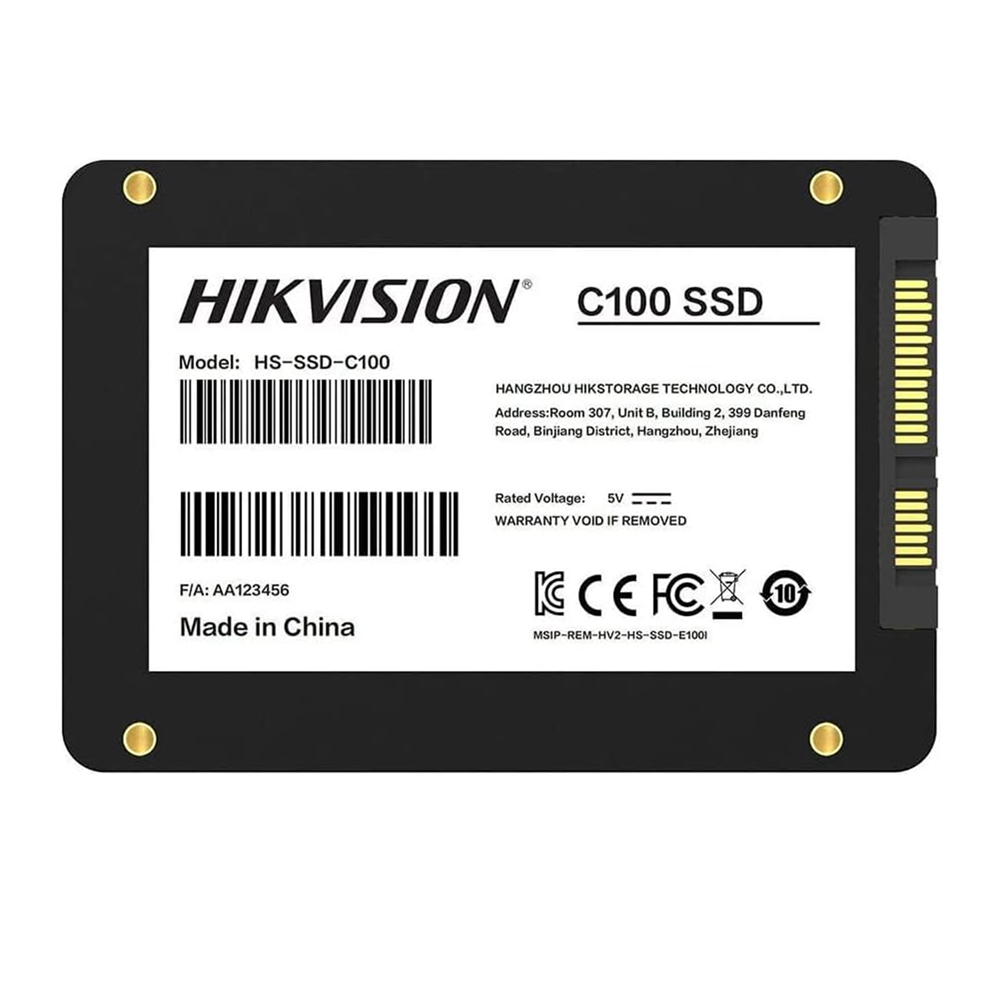 Hikvision 960GB C100 SSD 2.5″ SATA 6Gb/s – 550MB/s