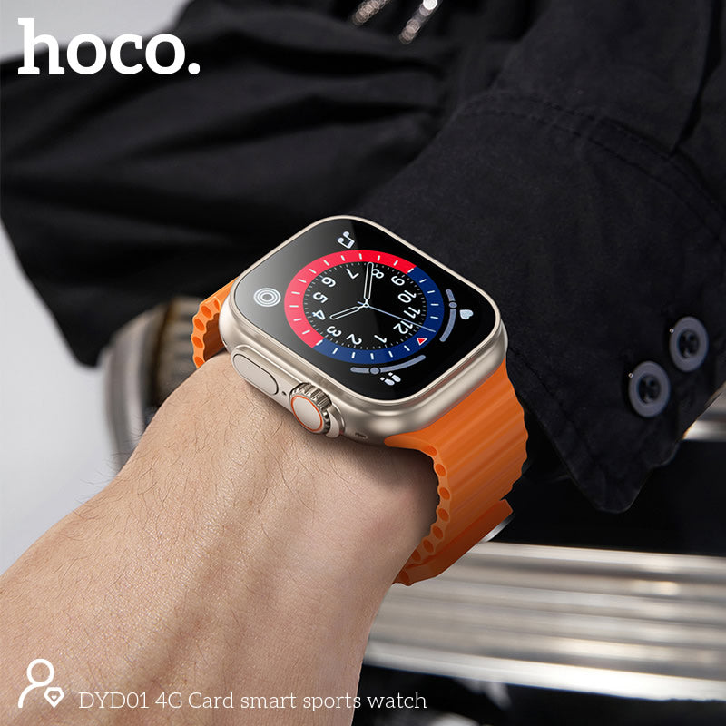 Hoco 4G SIM Smart Sport Watch – GPS & Call Enabled
