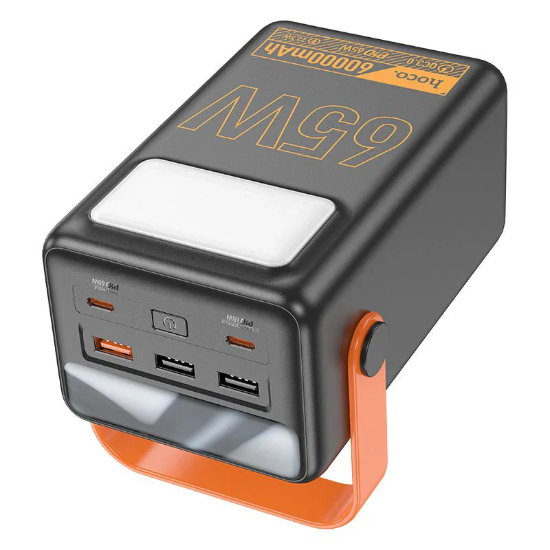 Hoco 65W 60000mAh Powermaster Power Bank 5 Port Output J110A