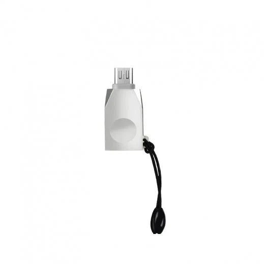 Hoco Adapter Micro USB To USB Charging And Data Sync -Silver -UA10