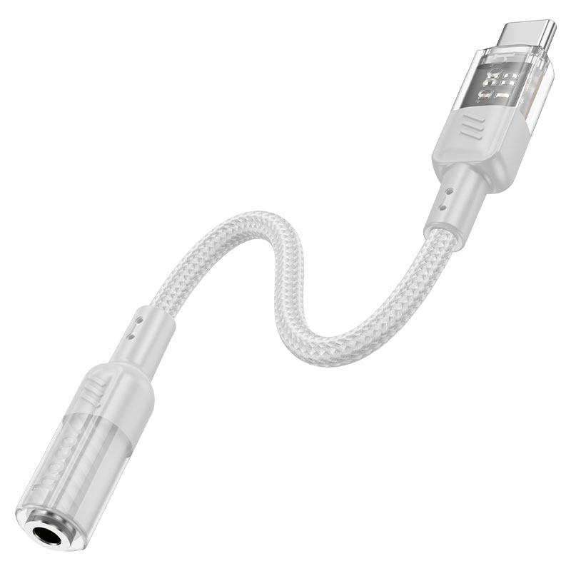 Hoco Adapter Type-C to 3.5mm LS37 Spirit audio converter – White