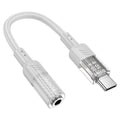 Hoco Adapter Type-C to 3.5mm LS37 Spirit audio converter – White