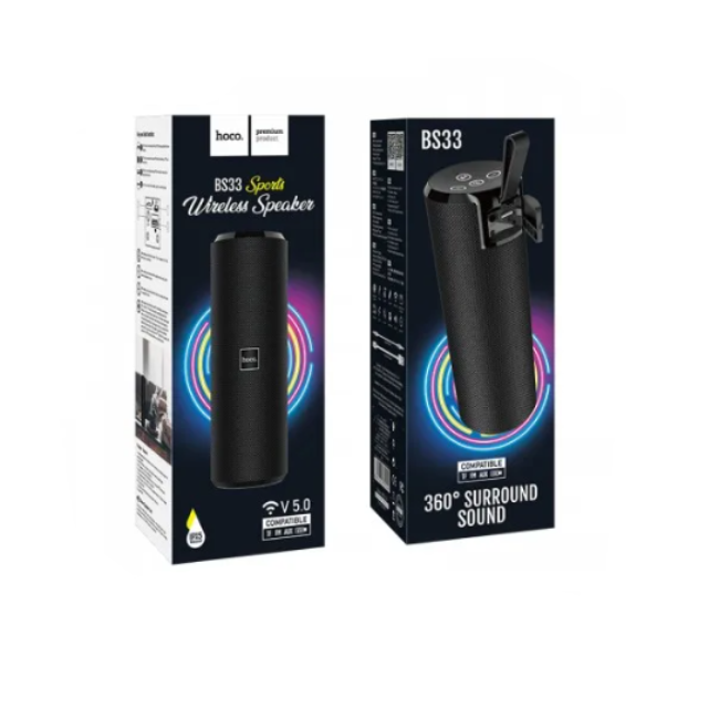 Hoco BS33 Voice sports wireless speaker Black