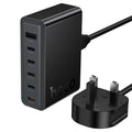 Hoco C150B Modern Charging Station – 45W PD Fast Charger with USB-C + USB-A Ports (UK Plug)