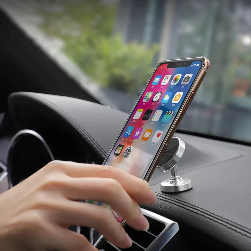 Hoco CA36 Plus Dashboard Metal Magnetic In-Car Holder - Secure Phone Mount