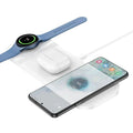 Hoco CQ6 Step 3-in-1 Wireless Fast Charger for Samsung Watch – White