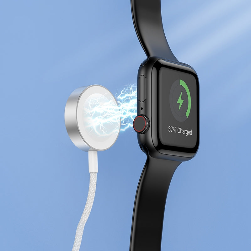 Hoco CW46 Magsafe Magnetic Watch Wireless Charger for Apple Watch Series – White
