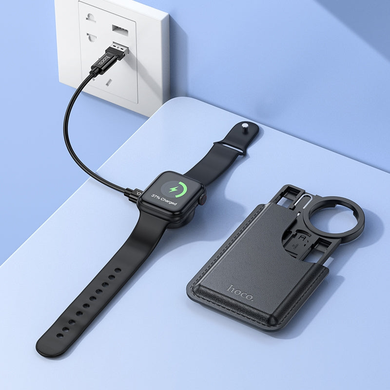 Hoco CW58 Multifunctional Watch Wireless Charger for Smart Watch – Black