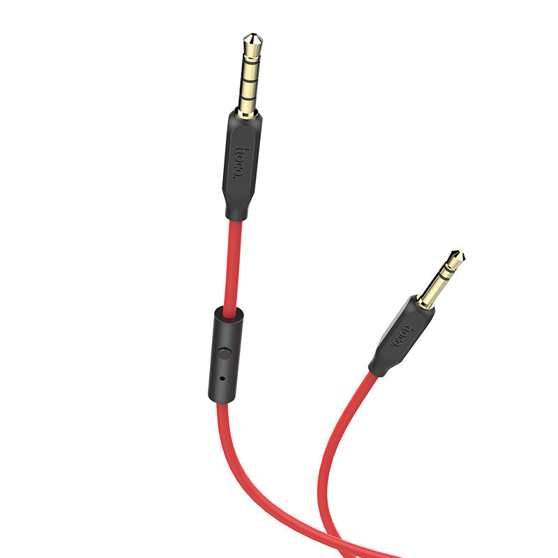 Hoco Cable 3.5mm to 3.5mm UPA12 audio AUX TPE braid with microphone