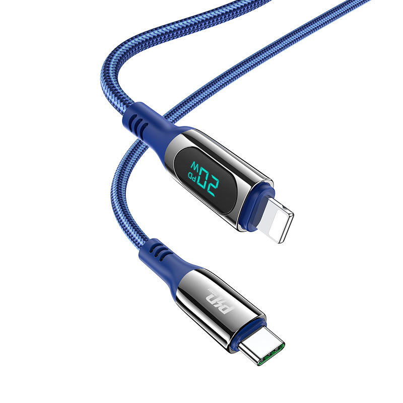 Hoco Cable Type-C to Lightning S51 Extreme PD charging data sync – Blue
