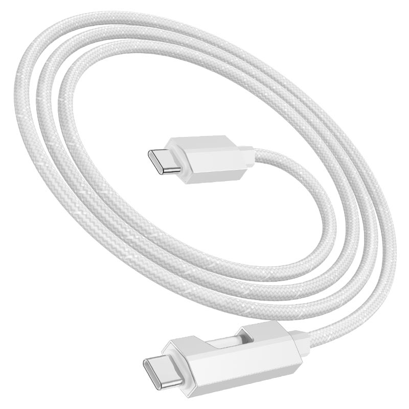 Hoco Cable Type-C to Type-C U123 Regent PD 60W fast charge – White