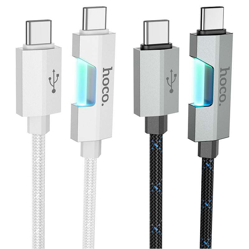 Hoco Cable Type-C to Type-C U123 Regent PD 60W fast charge – White