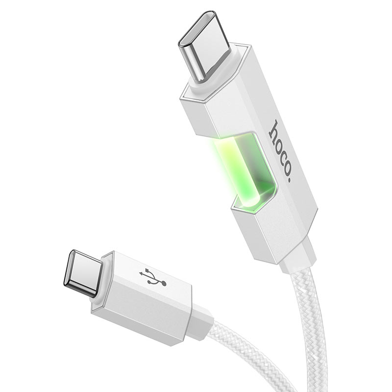 Hoco Cable Type-C to Type-C U123 Regent PD 60W fast charge – White