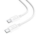 Hoco Cable Type-C to Type-C X73 60W charging data sync – White