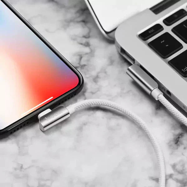 Hoco Cable USB to Type-C «U42 Exquisite steel» charging data sync - White