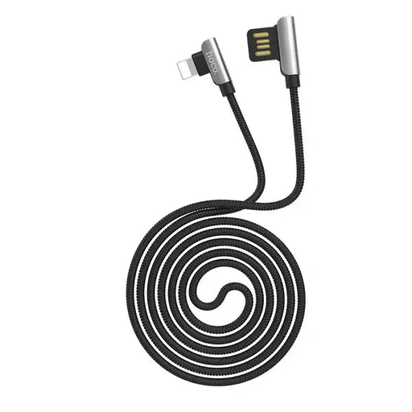 Hoco Cable USB to Type-C «U42 Exquisite steel» charging data sync - White