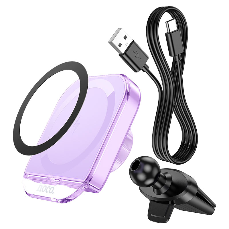Hoco Car wireless charger HW17 Crystal for air outlet