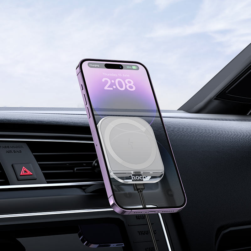 Hoco Car wireless charger HW17 Crystal for air outlet