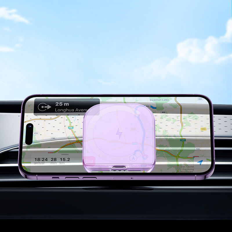 Hoco Car wireless charger HW17 Crystal for air outlet
