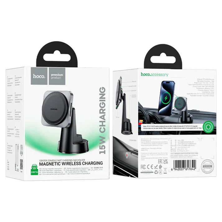 Hoco Car wireless charger Speed for dashboard