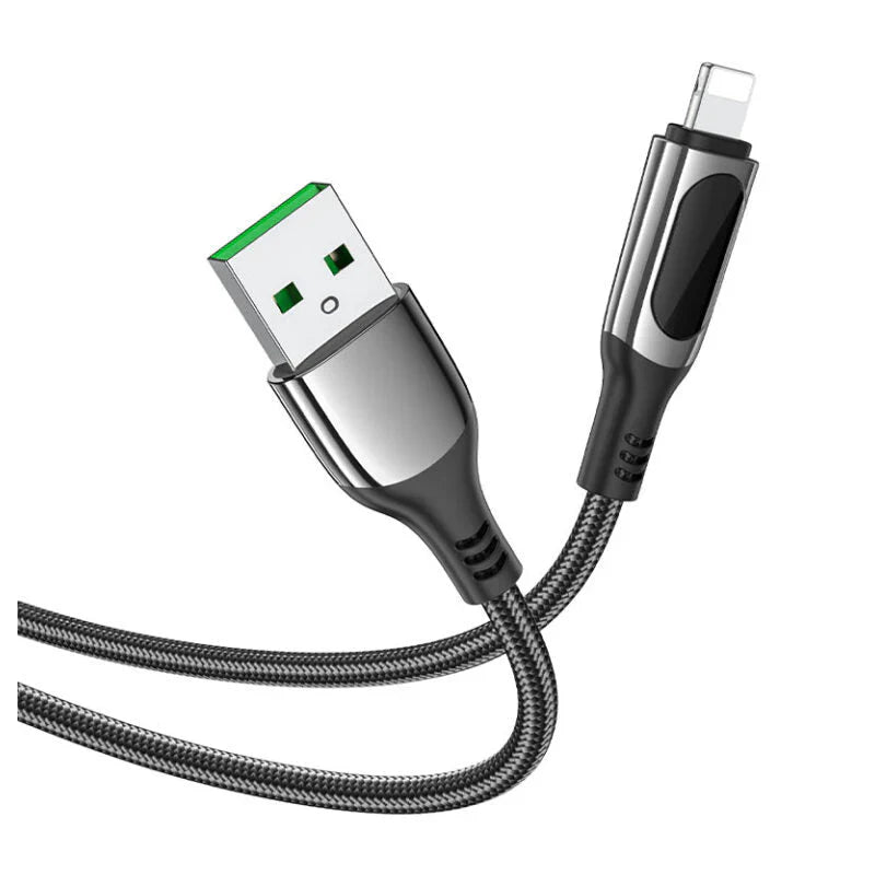 Hoco Charging Power Display 2.4A Usb To Lightning Cable 1.2M - S51