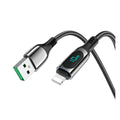 Hoco Charging Power Display 2.4A Usb To Lightning Cable 1.2M - S51
