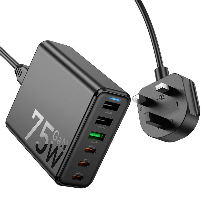 Hoco Charging station C133B Earl 75W PD45W + QC3.0 UK