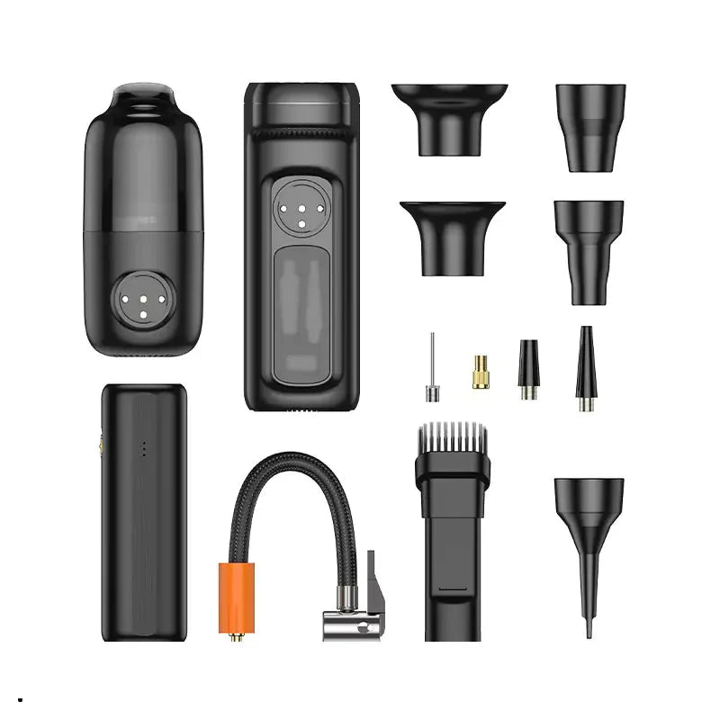 Hoco Cool 5-in-1 Multifunctional Vacuum Cleaner & Air Pump Black DPH05