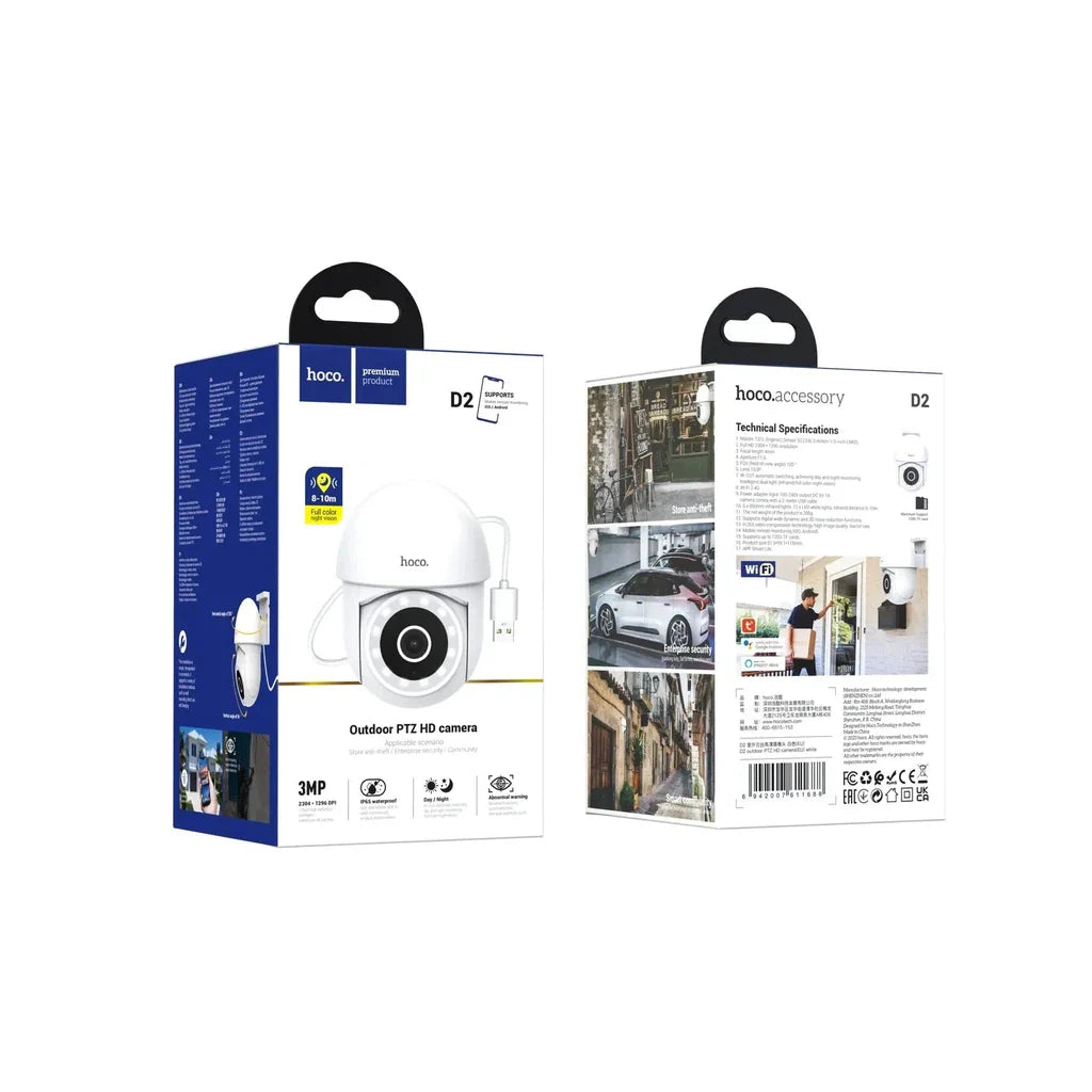Hoco D2 Outdoor PTZ HD Security Camera