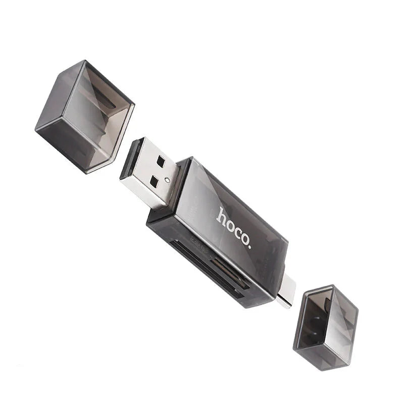 Hoco DHD01 2in1 Type-C to USB OTG Card Reader