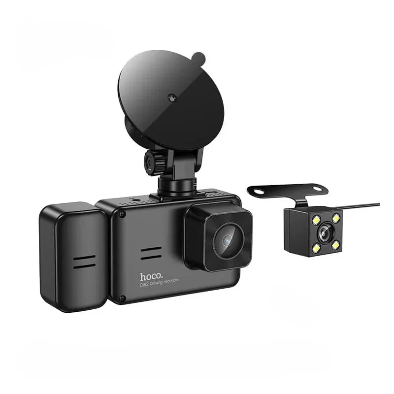 Hoco DI62 Car Driving Recorder - 150mAh / 4" inch / 1080 Full HD / WiFi - Black
