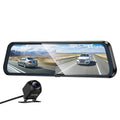 Hoco DV16 Mirror Dual Channel Dash Cam 9.66 Touch Display Front + Rear Recording