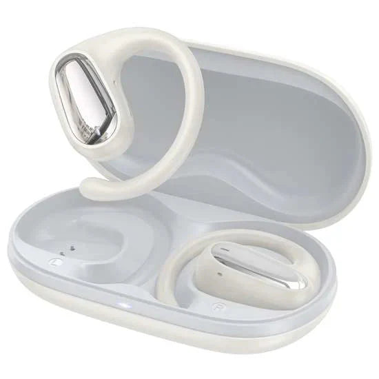 Hoco EA4 Cloud open true wireless sleep BT headset - milky white