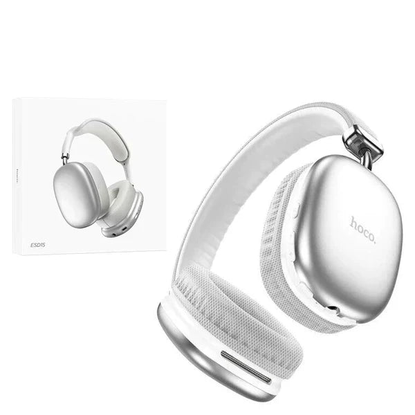 Hoco ESD15 max Wireless Bluetooth Headphones White