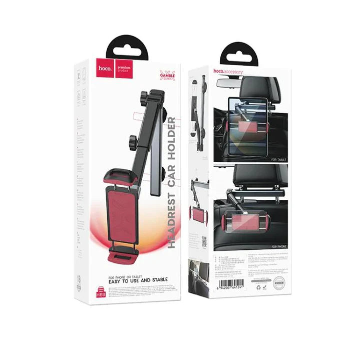Hoco H69 Gamble Rear Seat Tablet Holder – Telescopic Car Mount