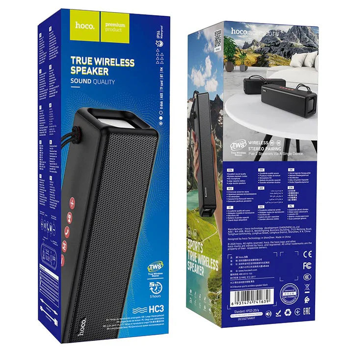 Hoco HC3 Bounce sports wireless speaker - Black