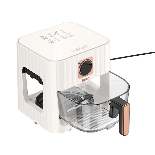 Hoco HE22 Borosilicate Glass Air Fryer with Touch Screen 1100W 4.5L