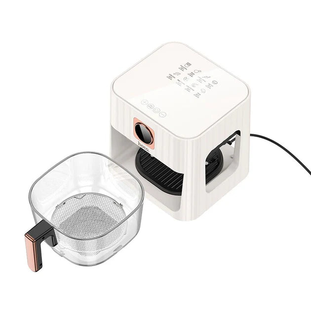 Hoco HE22 Borosilicate Glass Air Fryer with Touch Screen 1100W 4.5L