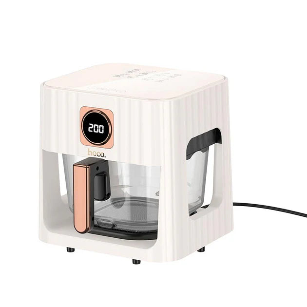 Hoco HE22 Borosilicate Glass Air Fryer with Touch Screen 1100W 4.5L