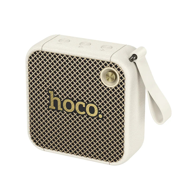 Hoco HT1 Premium Wireless Sports Speaker – 8W Portable Bluetooth Sound with TF, USB & AUX Support - White
