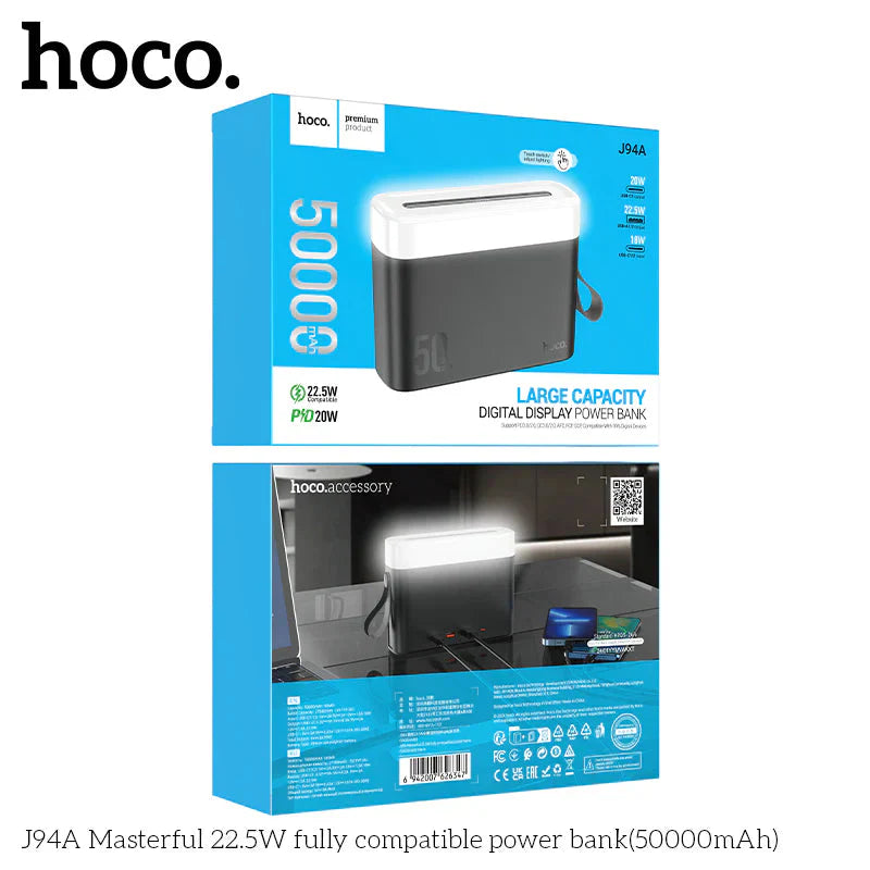 Hoco J94A 22.5W Power Bank (50000mAh)