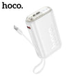 Hoco Leader 22.5W + PD20W Power Bank – 10,000 mAh Fast Charger - White